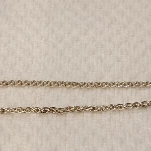 Sterling Silver Rope Chain Necklace - Silver